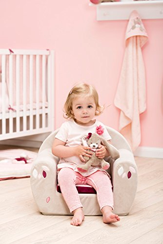 Nattou Kuscheltier Hase Nina, Nina, Jade und Lili, 30 x 17 x 9 cm, Beige/Rosa – Bild 3