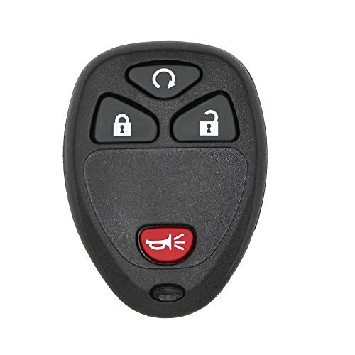 Keyless Entry Remote Control Car Key Fob Fits - Chevy Silverado Traverse Equinox Avalanche/GMC Sierra/Pontiac Torrent/Saturn Outlook Vue 2007 2008 2009 2010 2011 2012 2013 2014 2015 2016,