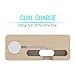 Stalion Universal Desktop Charging Dock and Cradle Holder Compatible with Apple Watch & iPhone X 6 6s 7 8 Plus (2in1)(Bamboo Wood)