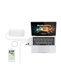 Alto rendimiento tipo C Hub USB C Hub con 5 puertos entrega   USB 3.0 de aluminio extra   Potencia, microSD y lector de tarjetas SD   Para Apple, MacBook Pro 2016, Chromebook, Aluminio plateado