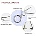 Joycentre 4.92 Inch Dog Cat Pet Hemostat Forceps Scissors Ear Hair Clamp Stainless Steel Hair Puller Remover with Locking Ratchet (Curved)