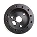 6 Hole Matte Black Hub Adapter Installation Kit For Aftermarket Steering Wheels