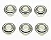 KAISH Metal Nickel 10mm Vintage Guitar Tuning Keys Conversion Bushings Adapter Ferrules