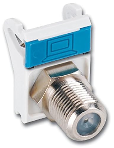 Product image for SIEMON MX-F-FA-02 FLAT COAX MOD OUTLET WHITE