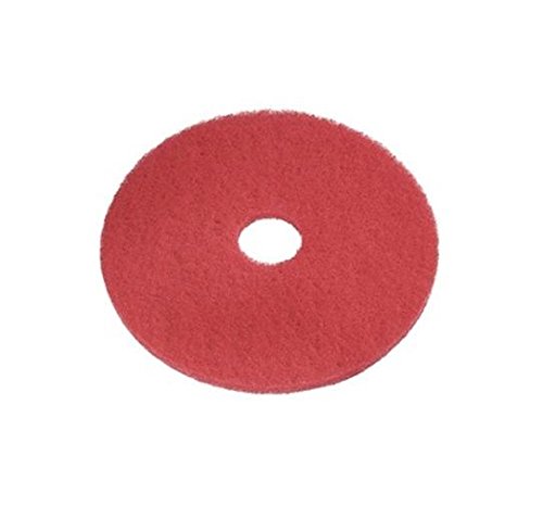E-line Super Pad Floor Pads – 5 Stück, Rot, 482,6 Mm Durchmesser, Polyester, Für Polier- Und Schrubbarbeiten