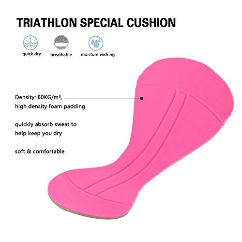 Catena Women's Triathlon Tri Suit Speedsuit Skinsuit Trisuit Sleeveless - Running Swimming Cycling Skin Suit