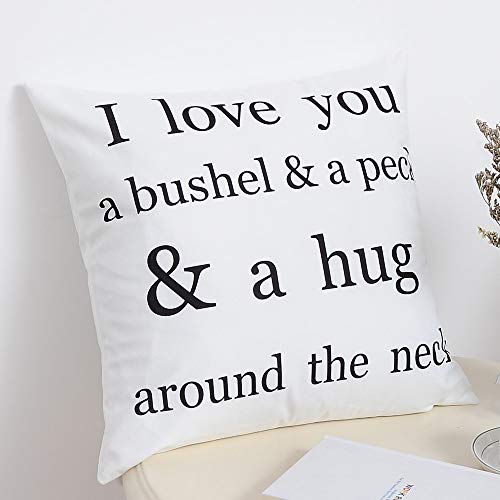 AMSKY Chrismas Pillow Cases White,Cotton Flannel Square Home Decorative Throw Pillow Case Sofa Waist Cushion Cover,Cleaning Supplies