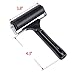 3.8 and 2.2 Inch Hard Rubber Brayer for Anti-Skid Tape Construction Tool Printmaking and Stamping Gluing Application, 2 Pieces