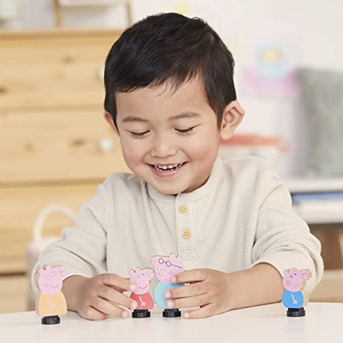Peppa Pig Toys Wooden Family Figures Made from Responsibly Sourced Wood