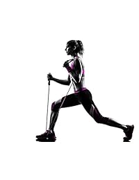 Juego de 17 unidades - 5 bandas de resistencia largas, 4 bandas cortas para tobillos con ancla para puerta, 2 correas para muñeca, 2 correas para tobillo y manual e-Book (idioma español no garantizado)