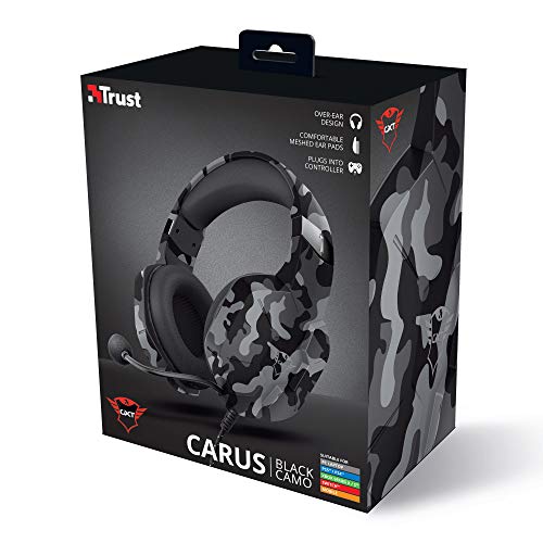 Trust-Gaming-Cascos-Gaming-para-PC-Playstation-Xbox-GXT-323K-Carus-Auriculares-Gamer-con-Microfono-Flexible-para-PC-PS4-PS5-Xbox-Series-X-S-Negro-Camuflaje