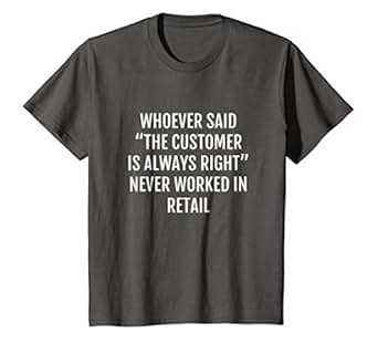 Amazon.com: Kids Funny Retail Workers Tshirt 10 Asphalt ...