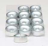 tag Holiday Sparkle Silver Tealight Candle Set Of 12