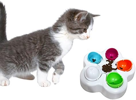 Midsummer Dog Food Treat Dispensing Boredom Interactive Game Puzzle Training Finder Toys, Paw Hide Treats Toy Slow Feeder Bowl Helps Prevent Bloating/Upset/Diarrhea, Entertaining and Brain-Engaging