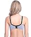 Vemure Cotton Maternity Nursing Sleep Bra for Breastfeeding Wireless Soft Cup Front Button Clip Down Bras(Grey,M)