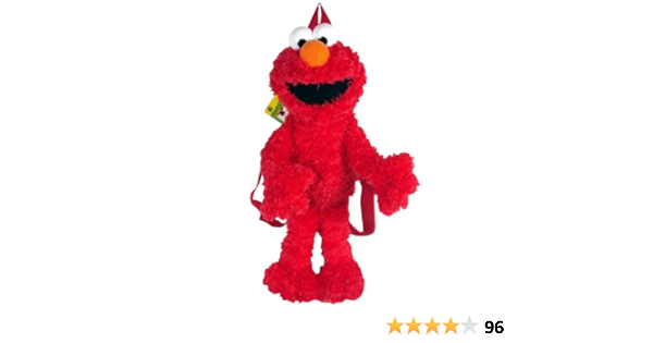 elmo plush backpack