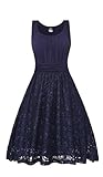 Elf Queen Women's Elegant Vintage 1950's Swing Sleeveless Evening Dress