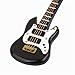 EatingBiting Adult Scene Handcraft 1:12 8.5cm Dollhouse Miniature Musical Instrument Bass Guitar for Dollhouse Furniture, Mini Miniature Instrument Classical Dolls Accessory, Fashion Modern