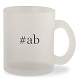 #ab - Hashtag Frosted 10oz Glass Coffee Cup Mug