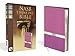 NASB, Thinline Bible, Leathersoft, Purple/Cream, Red Letter Edition