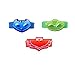 PJ Masks Gekko, CatBoy, Owlette Light Up Bracelet - Set of 3
