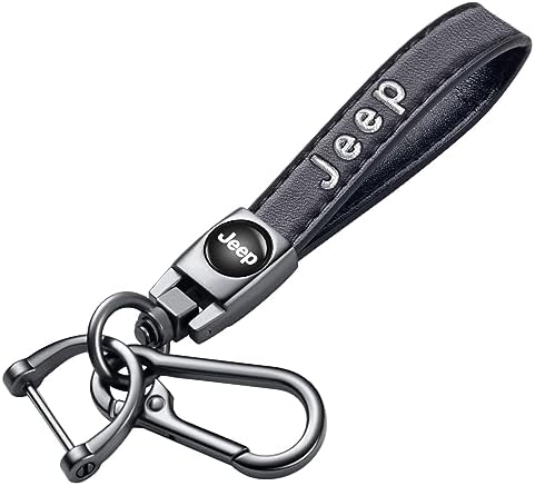 Amazon.com: Leather Keychain Built-in Find My Tracker, Car Key Fob