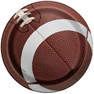 Unique Football Party Supplies 7 inch Paper Plates