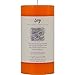 6" X 3" Crystal Journey Herbal Magic Reiki Charged Pillar Candle - Joy