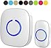 Wireless Doorbell by SadoTech - Waterproof Door Bells & Chimes Wireless Kit - Over 1000-Foot Range, 52 Door Bell Chime, 4 Volume Levels with LED Flash - Wireless Doorbells for Home - Model C (White)