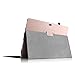 Fintie Microsoft Surface 3 Case - Premium PU Leather Folio Stand Cover with Stylus Holder for Microsoft Surface 3 10.8-Inch Windows Tablet (Not Fit Surface Pro 3 12-Inch), Rose Gold
