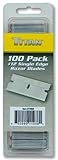 Titan Tools 11038#12 Single Edge Razor Blade - 100 Piece