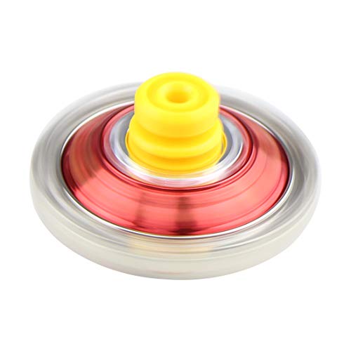 SaikerMan Metal Burst Battling Turbo Top and Launcher Toy for Age 8+ - Red Set
