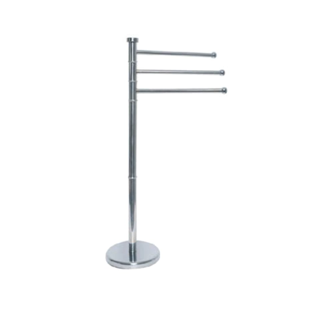 King Home P1592246 3-Arm Towel Rail Diameter 23 x 88 cm