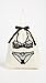 Bag-all Polka Dot Lingerie Organizing Bag, Natural/Black, One Size