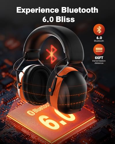 Qozybuds Bluetooth 6.0 Hearing Protection Headphones with 120H Working Time, 30dB SNR, photo 12