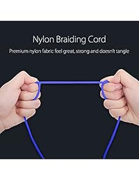 Audífonos Noot K11 plegable estéreo para niños sin enredos 0.13 pulg (azul marino Trullo).