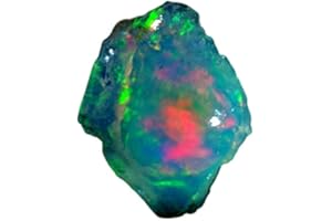 Qualitygems Loose Opal Rough Opal Rough Stone raw Ethiopian Opal Rough Opal Opal Rough Gemstone Black Opal Rough 09.80Cts. Natural Ethiopian Fire Opal Rough 12x14x10MM. Loose Gemstones SM04-79