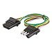 CURT 58380 Vehicle-Side and Trailer-Side 4-Way Trailer Wiring Harness with 12-Inch Wires, 4-Pin Trailer Wiring primary