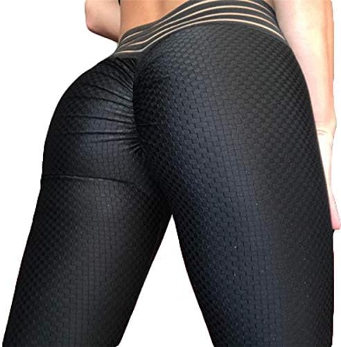 Musuos Women's High Waisted Ruched Butt Lifting Leggings Workout Tummy Control Gym Yoga Pants
