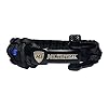 MiliTactical-Thin-Blue-Line-Paracord-Bracelet-Police-Lives-Matter-Sizes-7-8-8-9-AdjustableStainless-Shackle