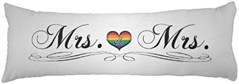 Mrs Mrs Lesbian Pride Body Pillowcase