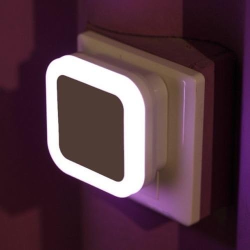 Auto LED Light Induction Sensor Control Bedroom Night Lights Bed Lamp US EU Plug