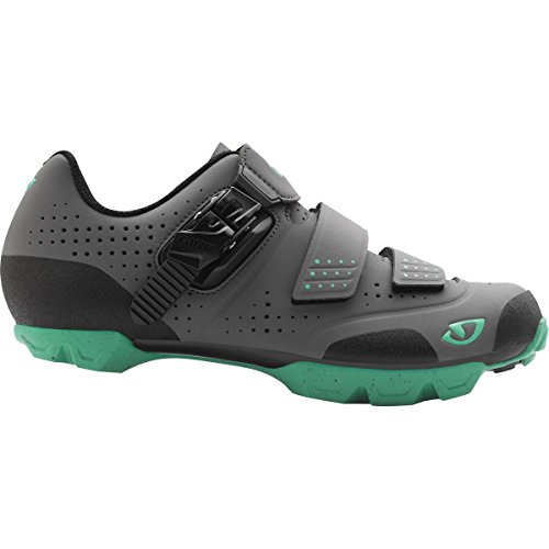 Giro Manta R Shoes - Women's Charcoal/Turquoise, 43.0