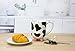 Boston Warehouse Cow Mug, Grey, 20 oz, Round, Hand Painted Ceramic, Microwave Safe, Made in USA