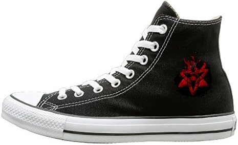 NFCGH Sasuke Uchiha Canvas Shoes Sneakers Slip On Shoes 43 Black