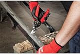 Milwaukee 48-22-4530 Aviation Snips Straight Cut Metal Shears Red view 4