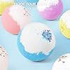 Scent-Hi-Bath-Bombs-with-2-Scented-Candles-Handmade-Natural-Spa-Bubble-Bombs-and-Floating-Fizz-Fizzes-Body-Moisturize-Perfect-For-Bubble-Spa-Bath-Pure-Natural-Scents-Gift-For-Women-Kids Bath Bombs Gift Set, Fizzy Bubble Bath Bombs, Scented Candles for Bubble and Spa Bath, Gift for Women, Birthday, Mother…