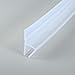 uxcell 1/4 inch Glass Applicable h Frameless Window Shower Doors Sealed Clear 39 inch 1Pcs