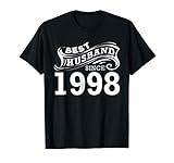 20th Wedding Anniversary Gift, Best Husband Since 1998 Shirt