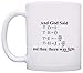 Funny Math Gift God Said Maxwell's Equations There Was Light Gift 11oz Ceramic Coffee Mug with Handle